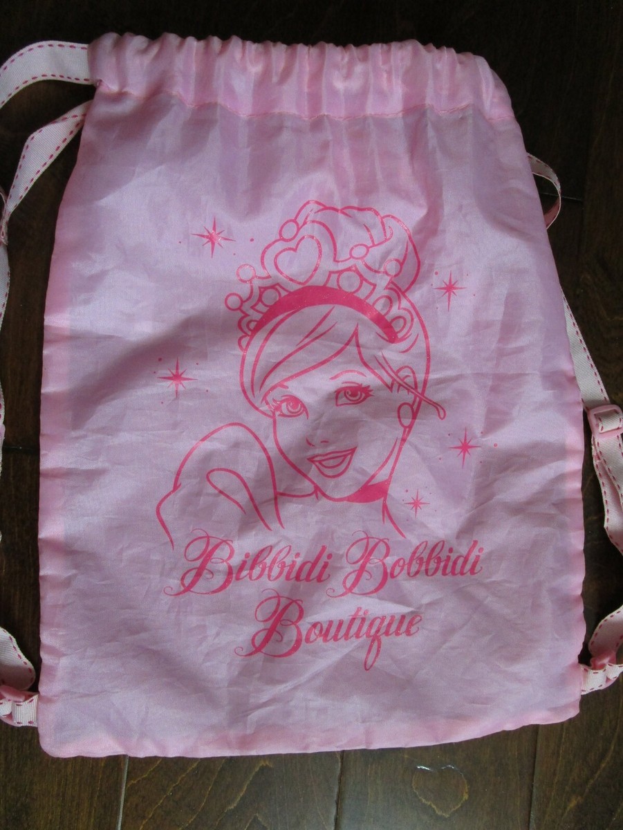 Disney World Park Cinderella Backpack From Bibbidi Bobbidi Boutique Disney Bibbidi Bobbidi Boutique Princess Pink Drawstring  main image 3