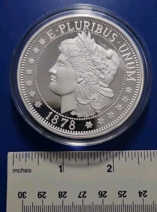 1878 Morgan Silver Proof COPY Fantasy Coin American Mint (LGC.#005