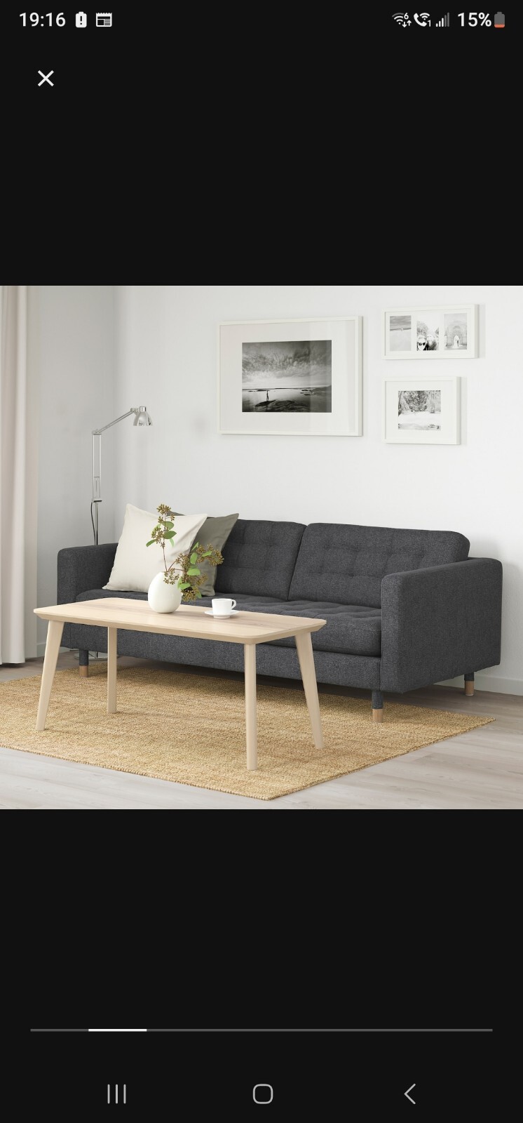 Ikea 3 Seater Sofa