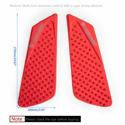 Tankpad Seite Tankschutz Gas Knee Grip Rot Für Ducati 848 1098 1198 2008-14 F1