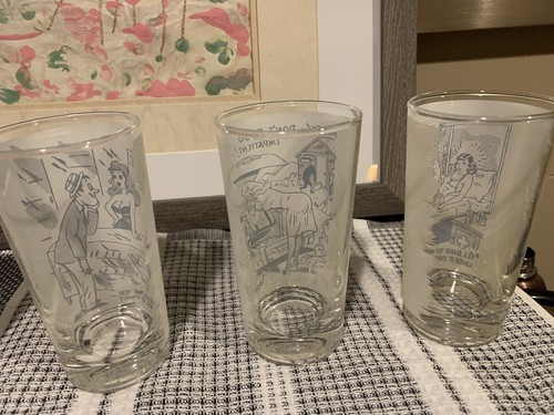 JUEGO DE 5 VASOS CÓMIC ARRIESGADOS PARA ADULTOS, 12 OZ. HIGH-BALL, DE STARLYTE - Imagen 9 de 10