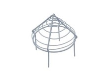 Pipe Cap Plastic Coated Wire 4 inch Roof Drain Net Cover Plastic Drain Protector