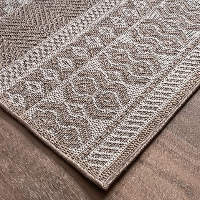 Beige Rug Large Flat Outdoor Kitchen Rugs Aztec Small Extra Large