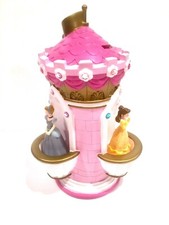 Rhinestone CASTLE TOWER PRINCESS BANK~Aurora~Belle~Cinderella~NWT~Disney Store