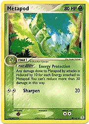 Pokemon EX Fire Red & Leaf Green  39/112 Metapod Card