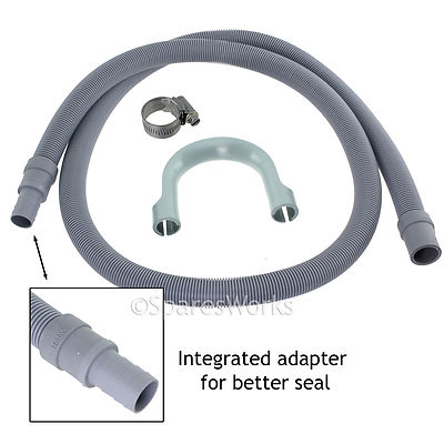 Verlängerung Ablauf Auslaufrohr Schlauch für Grundig Geschirrspüler 1,5m lang Set 18mm 22mm