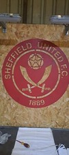 Steel laser cut Sheffield United badge 