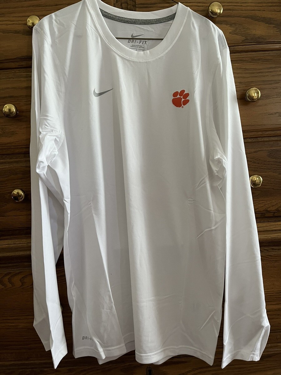 clemson dri fit long sleeve