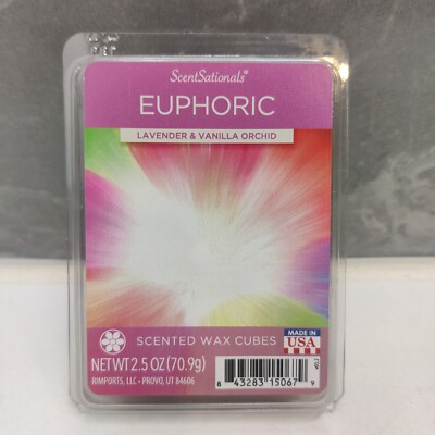 1 x ScentSationals Euphoric Duftwachs Schmelzwürfel 70,9g Brandneu