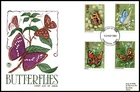 Great Britain - 1981 - Butterflies, Scott# 941-44, Stuart Cover