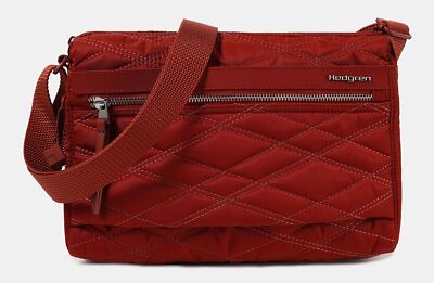 Hedgren Inner City Eye Shoulder Bag RFID Umhängetasche New Quilt Brandy Brown