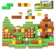 Magnetic Blocks Building Toys - Mine Magnet World Set for Boys  Girls Ages 5-7