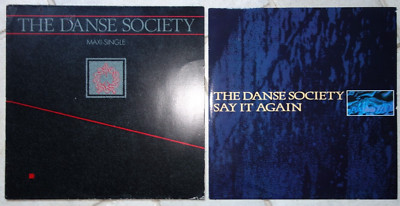DANSE SOCIETY   2 x 12'' Maxis:   Wake Up / Seduction / Arabia   &   Say It Again