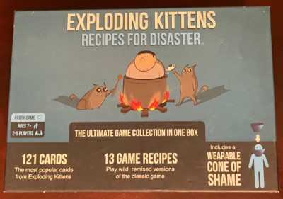 Exploding Kittens Recipe Cards Exploding Kittens - Recipes for Disaster Card game - Complete | eBay
