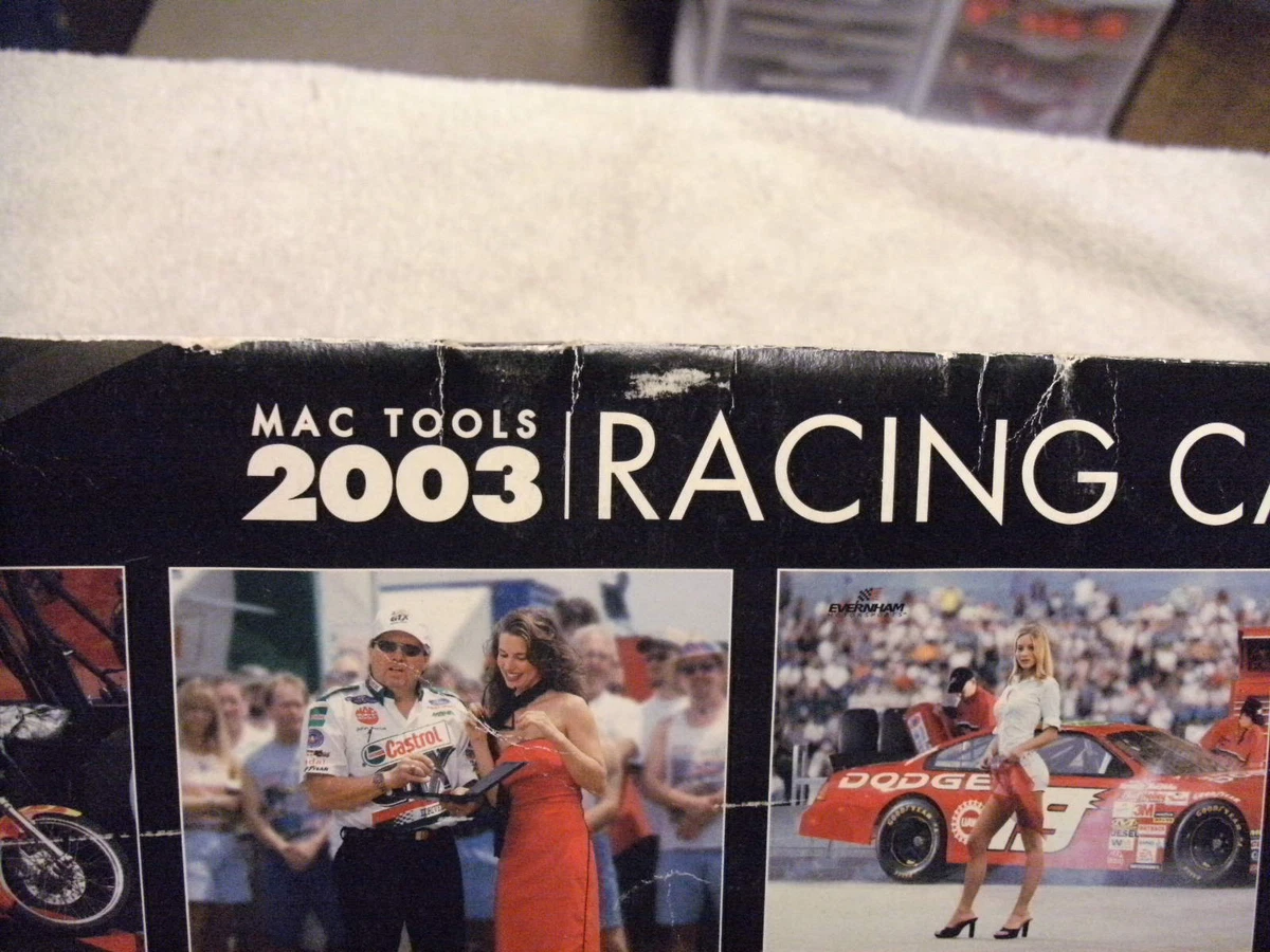 2003 MAC TOOLS Racing Calendar, see pictures | eBay