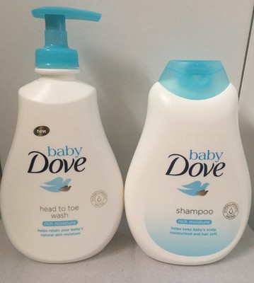 baby dove head to toe wash 400ml