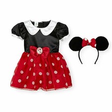 Disney Minnie Mouse Baby Girls 2-Piece Halloween Costume 6-9M NWT