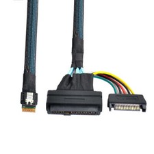 Slimline SFF-8654 4i for Mainboard SSD SFF-8639 to U.2 U2 NVME PCIe SSD Cable