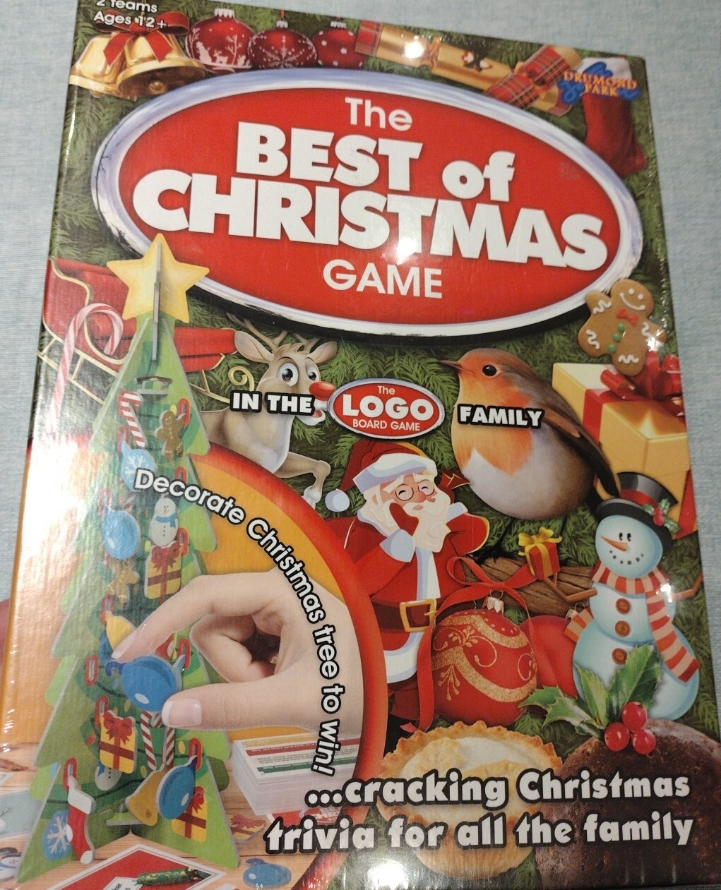 The Best Of LOGO CHRISTMAS Family Board Game by Drumond Park NEW & SEALED