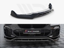 Front Diffuser Splitter V2 Maxton Design Gloss Black ABS for BMW X5 M-Pack G05