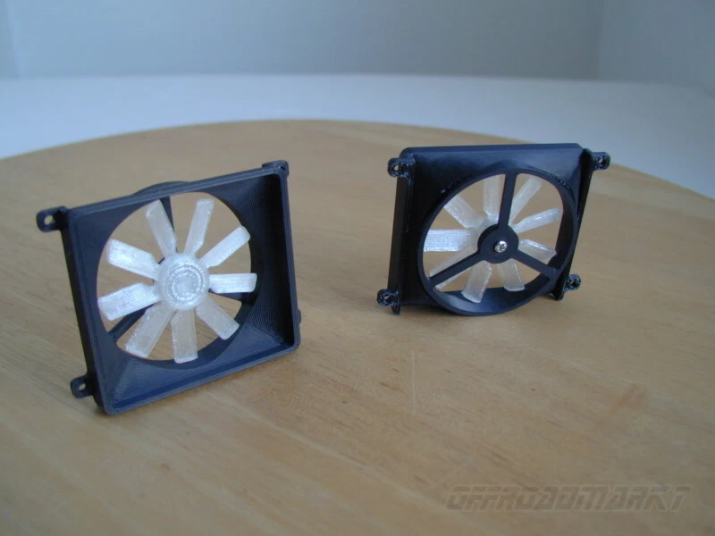 AXIAL CJ-7 - Open Radiator Grille Fan RC 1:10 SCX III Crawler Jeep - Bild 3 von 4