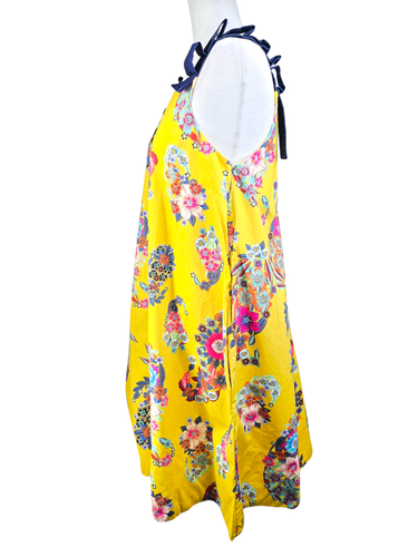 MAEVE Anthropologie US women’s S Yellow Floral Sunniva Sundress Shift Sun Dress - Picture 3 of 10