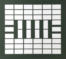 STANDARD SIZE 50 CIGARETTE CARD MOUNT - 42V/8H or 8V/42H in Green Black or Brown