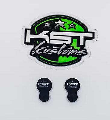 KST Kustoms Mirror Hole Plugs for Harley-Davidson Batwing Models 2014-Up