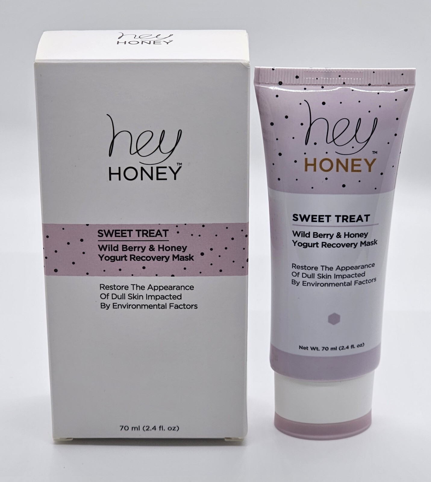 Hey Honey Sweet Treat Wild Berry + Honey Yogurt Recovery Mask 70ml/2