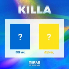 MIRAE [KILLA] 1st Mini Album 2 Ver SET 2CD+2 Photo Book+8 Card+2Pre-Order SEALED