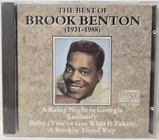 THE BEST OF BROOK BENTON GREATEST HITS RAINY NIGHT IN GEORGIA R&B MUSIC CD NEW