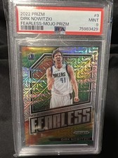 2022-23 Panini Prizm MOJO #9 Dirk Nowitzki Fearless 1/25 🔥🔥🔥 HOF