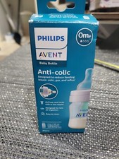 Philips Avent Anti-Colic Baby Bottle With AirFree Vent Clear 4 oz. Baby Bottle