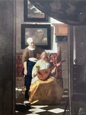 early 1900s medici masters in colour print - the love letter 