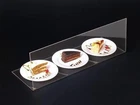 L-Shape Sneeze Screen Food Cough Display Market Clear Acrylic Perspex Guard
