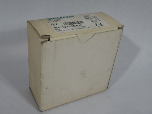 Siemens 3RV1021-0BA10 Circuit Breaker 0.14-0.2A NEW - Picture 1 of 3