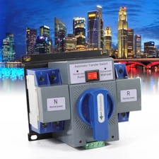 Double Power Automatic Change-over Switch Transfer Switch Changeover Switch 110V