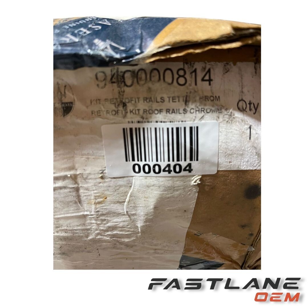 2016-2023 MASERATI LEVANTE RETROFIT KIT ROOF RAILS CHROM NEW OEM 940000814