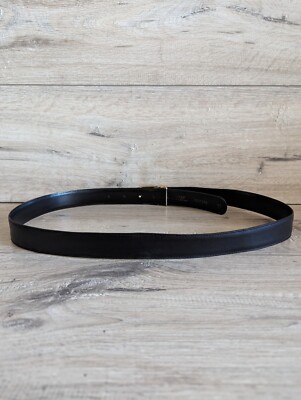 BALLY vintage genuine black leather belt Italy | eBay display picture 3