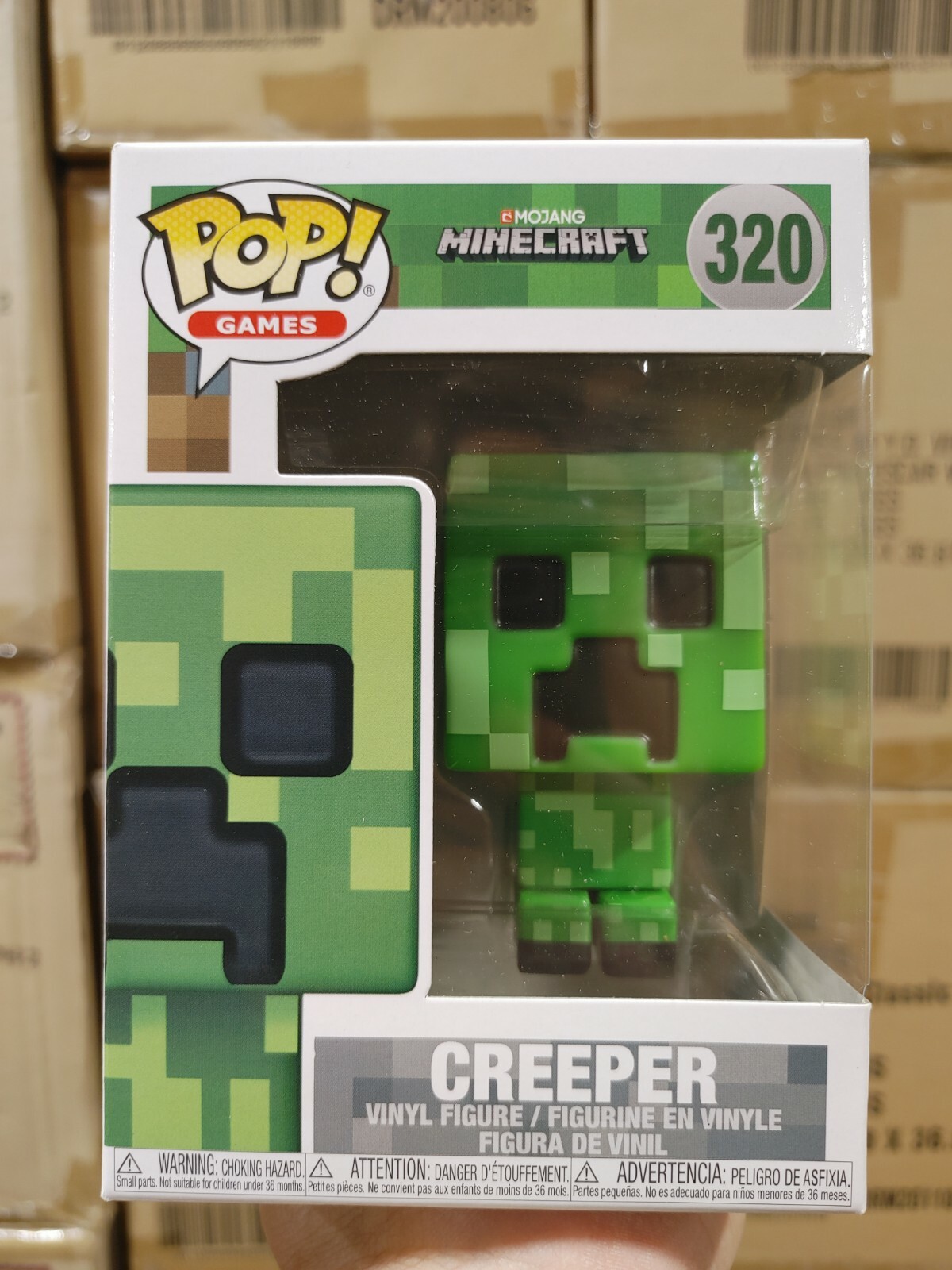 Pop! Games Creeper #320 Minecraft Vinyl Figure Green Funko New In-Hand