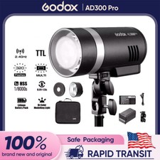 New Godox AD300Pro 2.4G TTL HSS Pocket Outdoor Li-ion Battery Flash Speedlite