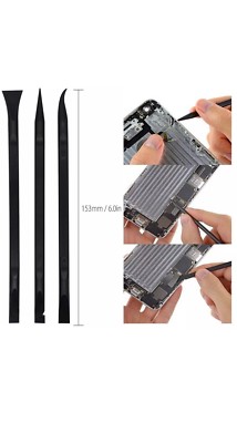 5-Piece Phone Repair Tool Kit - Non-Scratch Nylon Pry Tools & Metal Spudger