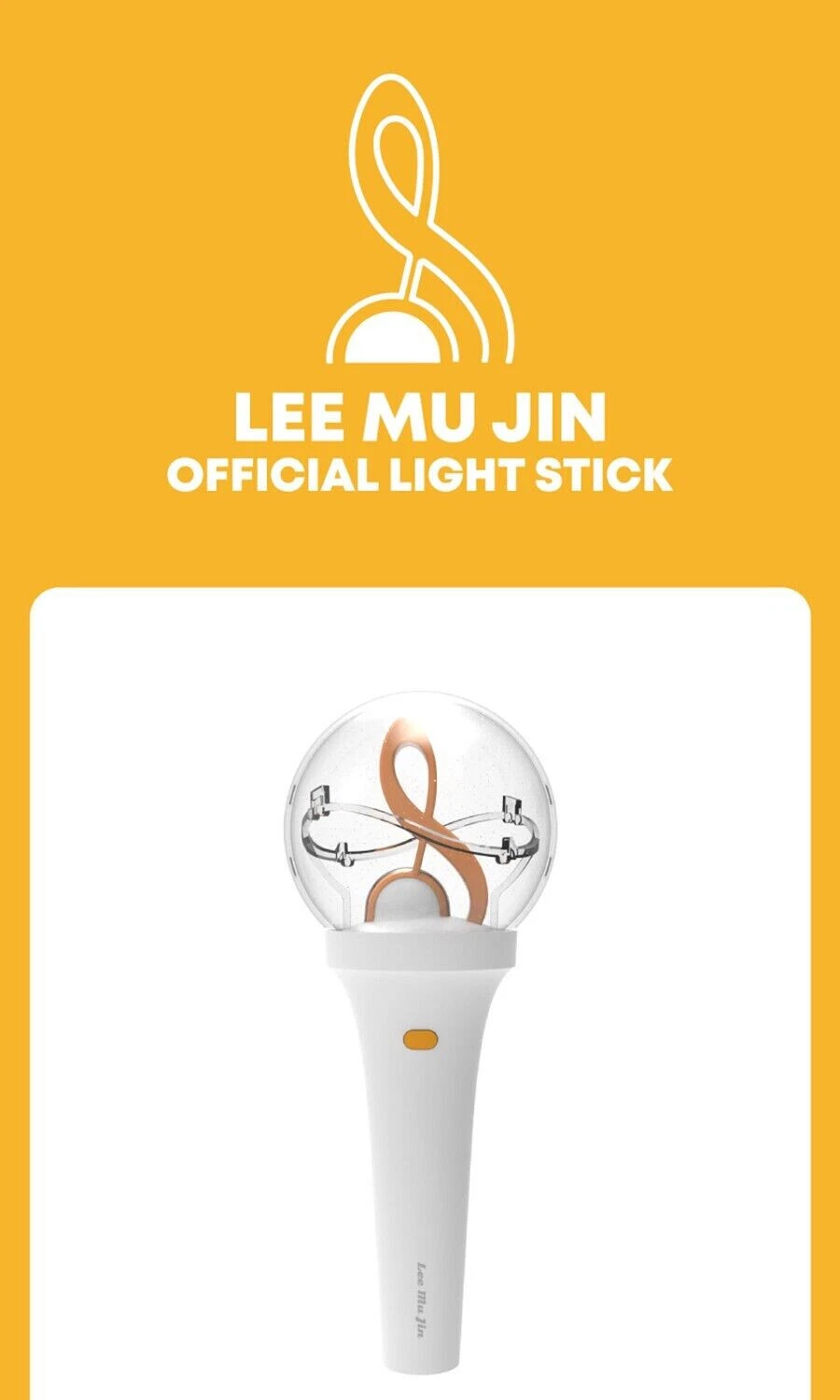 LEE MU JIN OFFICIAL LIGHT STICK with Strap, Manual, Tracking