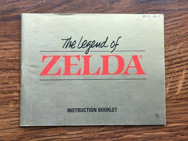Legend of Zelda Nes Nintendo Instruction Manual Only for sale online | eBay