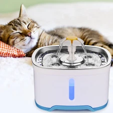 Automatic Pet Cat Dog Water Fountain Pump Kit 2.5L Water Drinking Bowl Dispenser