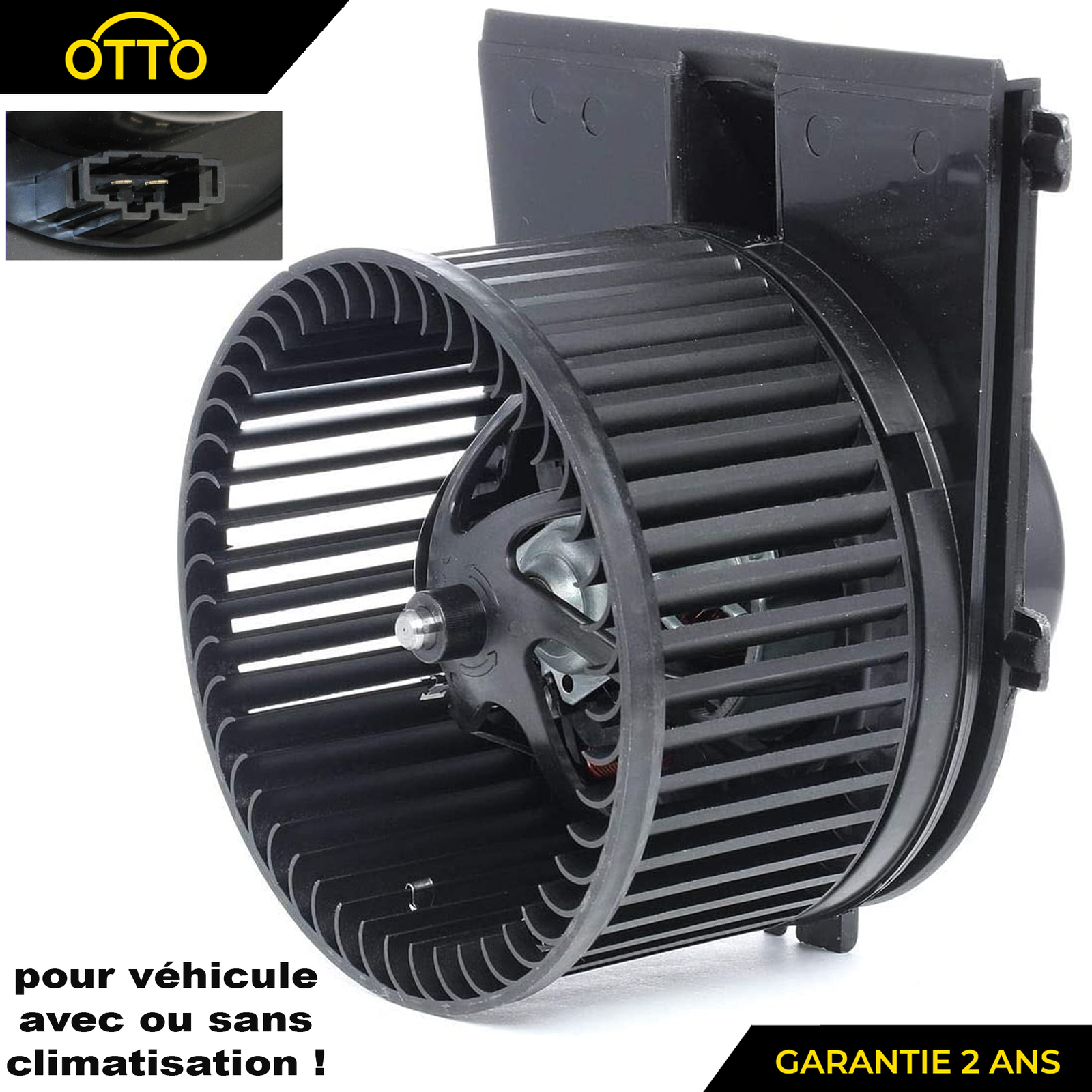 Pulseur de ventilation habitacle silencieux pour Octavia, Golf 4 et Audi A3