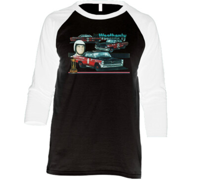 Joe Weatherly 2x Champion Race Car Driver Fan Retro Raglan Raglan 3/4 Sleeve