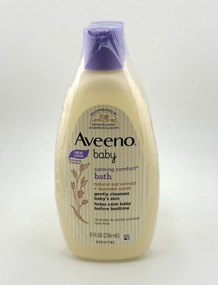 Aveeno Baby Comfort Bath Wash Lavender & Vanilla Scent 8OZ 