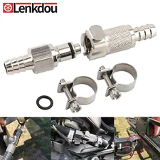 3/8" 5/16" 1/4" Gas Fuel In-Line Hose Quick Release Disconnect Coupling Kit Set