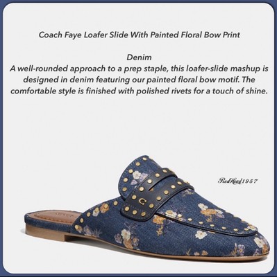 coach faye loafer